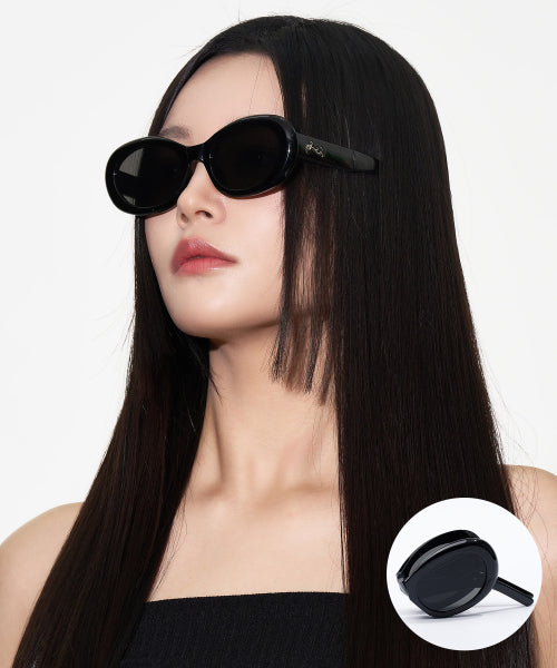 RC DUYE PEACH SUNGLASSES - 4 COLORS BLACK