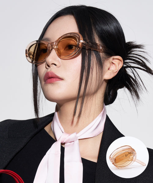 RC DUYE PEACH SUNGLASSES - 4 COLORS PEACH