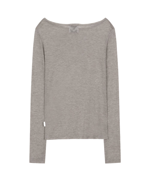 STAR WING SHEER LONG SLEEVE - 4 COLORS GREY