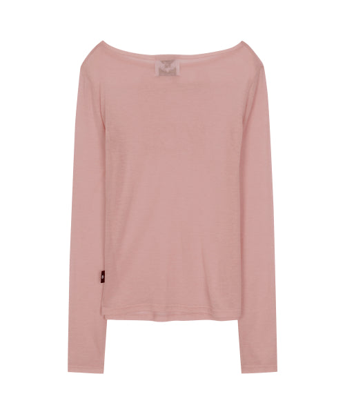 STAR WING SHEER LONG SLEEVE - 4 COLORS PINK