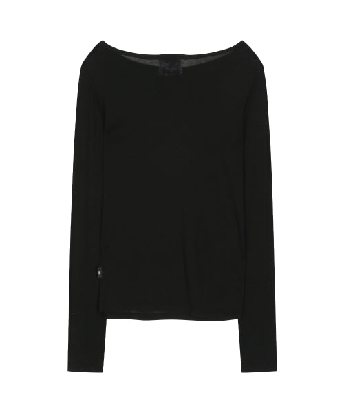 STAR WING SHEER LONG SLEEVE - 4 COLORS BLACK