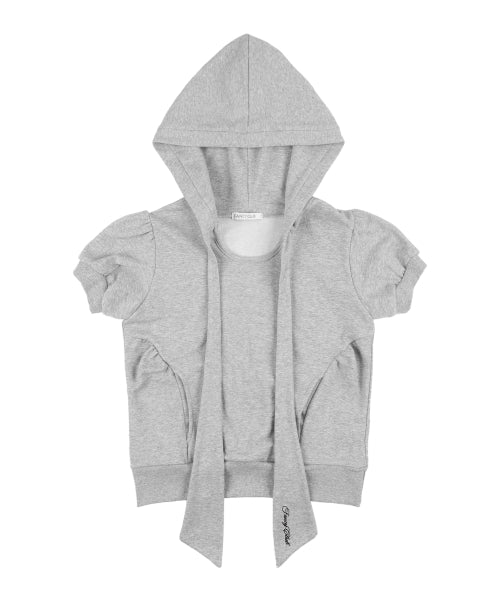 (MELANGE GRAY) F25QB081 - 2 COLORS MELANGE GREY
