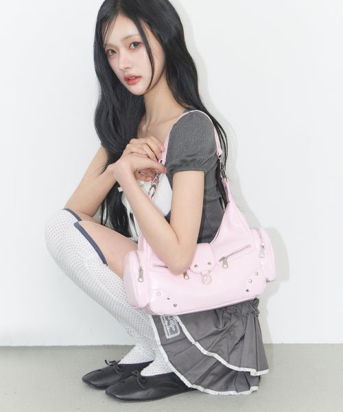 RUBY STUD SHOULDER PINK - 4 COLORS PINK