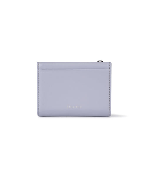 HEARTY ZIPPER WALLET MISTY LAVENDER