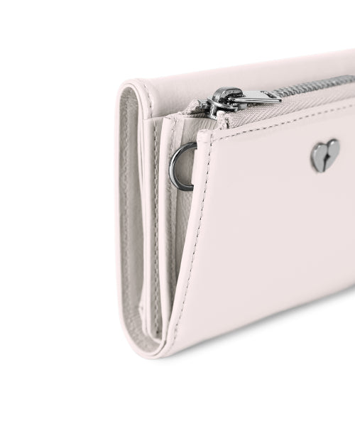 HEARTY ZIPPER WALLET BLOSSOM AS SHOWN