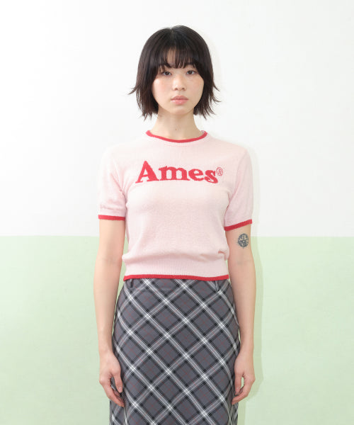 BASIC LOGO KNIT - 2 COLORS PINK