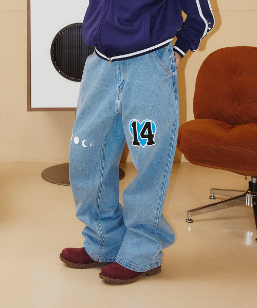 HEART 14 DENIM PANTS