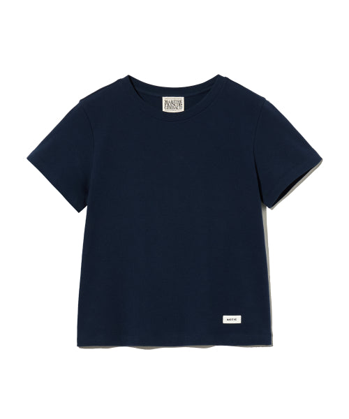W BASIC TEE LIGHT HEATHER - 4 COLORS NAVY