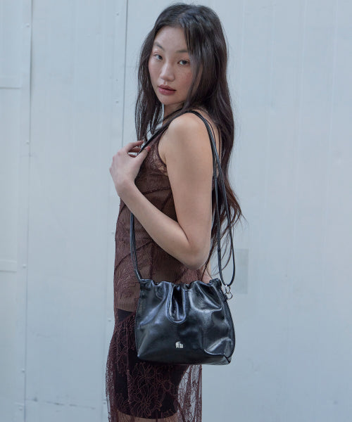 CRINKLE BUCKET BAG - 3 COLORS