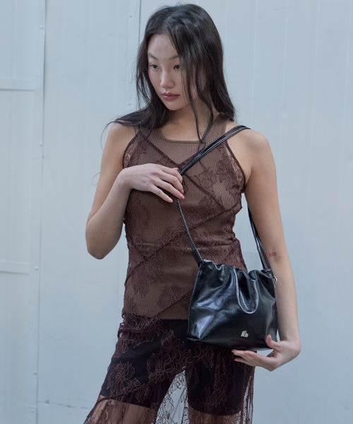 CRINKLE BUCKET BAG - 3 COLORS