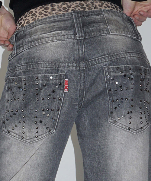 UNION JACK ENGINEERED DENIM WASHED GREY