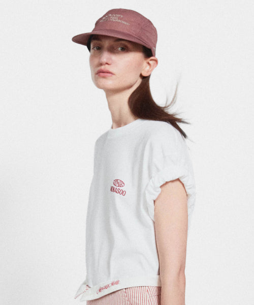 TWIST TRACK T SHIRT - 4 COLORS WHITE