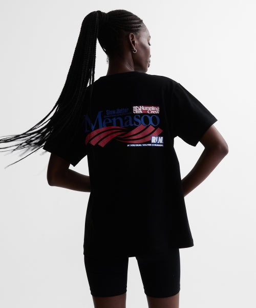 TWIST TRACK T SHIRT - 4 COLORS BLACK