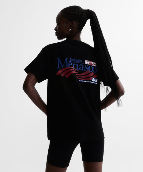 TWIST TRACK T SHIRT - 4 COLORS BLACK