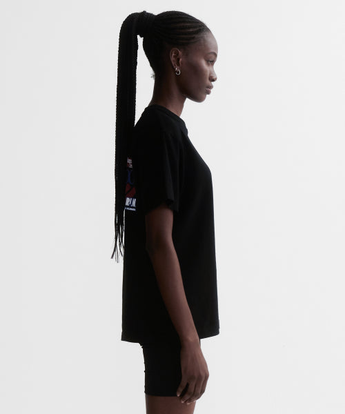 TWIST TRACK T SHIRT - 4 COLORS BLACK