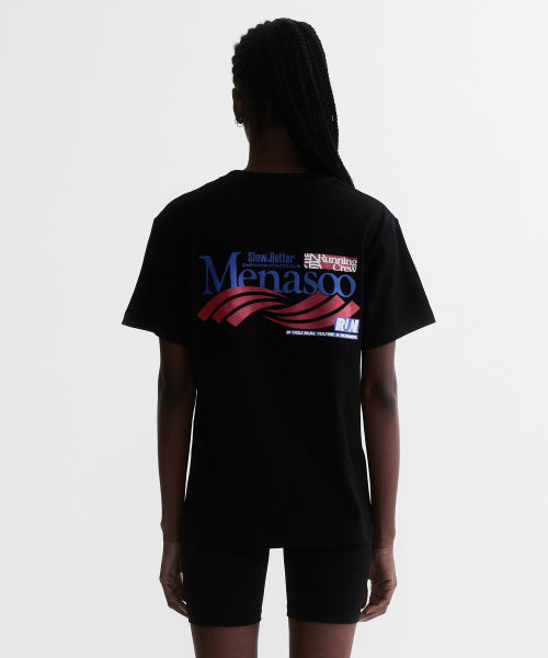 TWIST TRACK T SHIRT - 4 COLORS BLACK