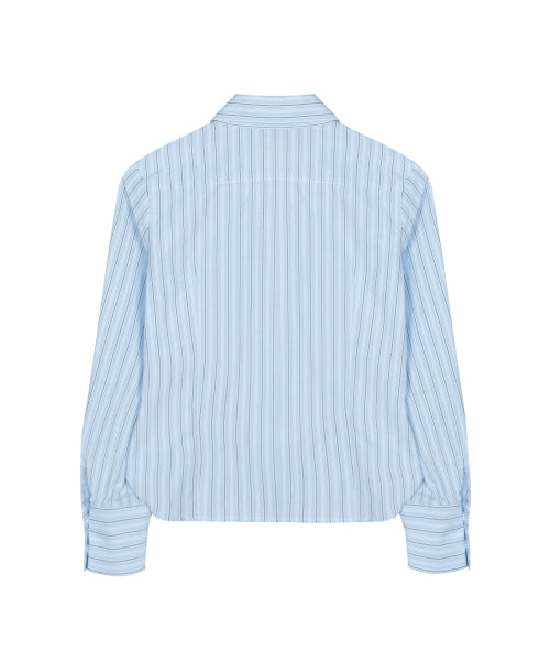 MINIMAL STRIPE LOGO SLIM SHIRT #徐睿知同款! - 2 COLORS AS SHOWN