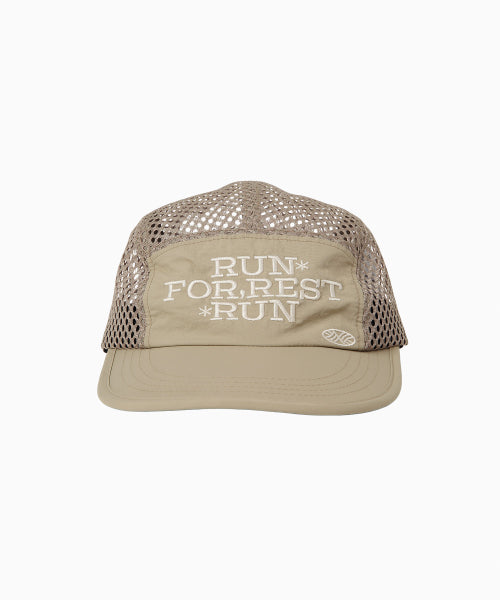 RUN FOR REST RUN MESH CAMP CAP - 3 COLORS BEIGE