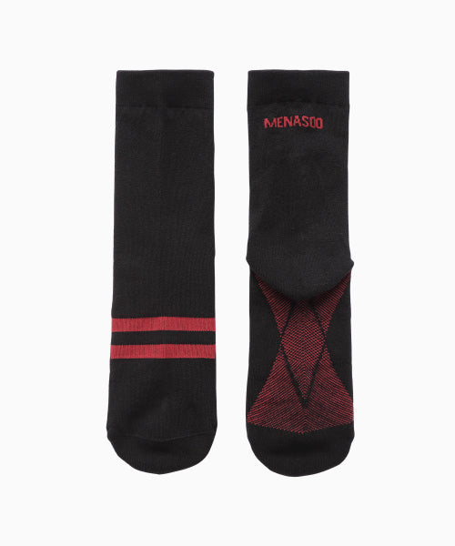MENASOO SOFT RUNSOCKS - 2 COLORS BLACK