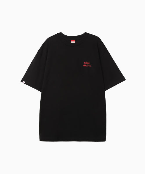 SQUARED HEARTTRACK GRAPHIC T SHIRT - 5 COLORS BLACK