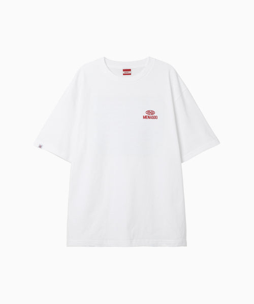 SQUARED HEARTTRACK GRAPHIC T SHIRT - 5 COLORS WHITE