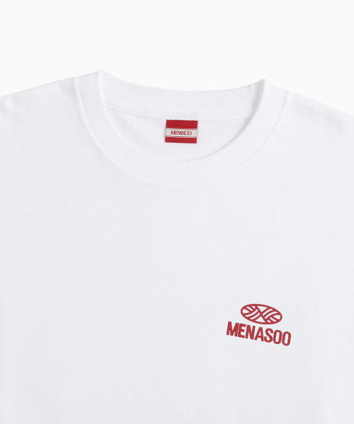 SQUARED HEARTTRACK GRAPHIC T SHIRT - 5 COLORS WHITE