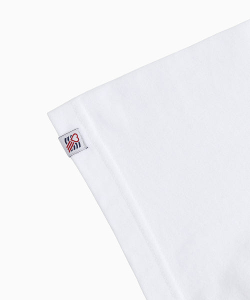 SQUARED HEARTTRACK GRAPHIC T SHIRT - 5 COLORS WHITE
