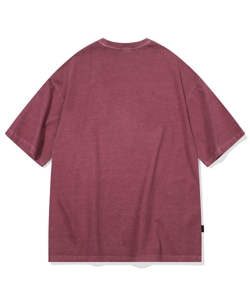 HOPPY PIGMENT SHORT SLEEVE TEE - 3 COLORS DUSTY PINK