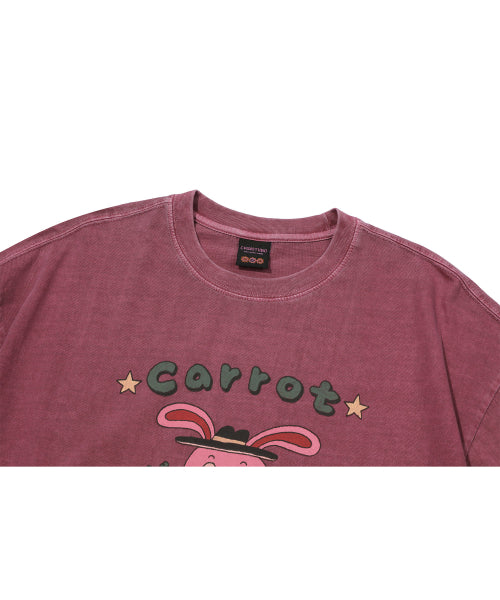 HOPPY PIGMENT SHORT SLEEVE TEE - 3 COLORS DUSTY PINK