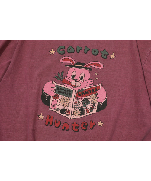 HOPPY PIGMENT SHORT SLEEVE TEE - 3 COLORS DUSTY PINK