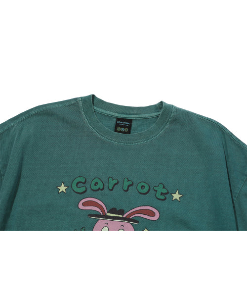 HOPPY PIGMENT SHORT SLEEVE TEE - 3 COLORS GREEN