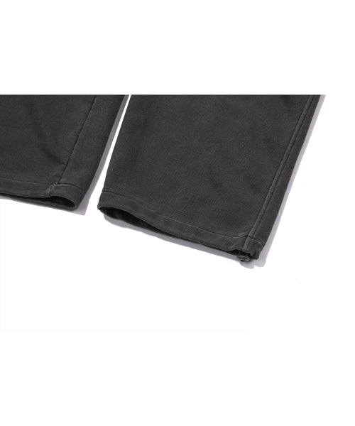 HAPPY DAY POCKET PIGMENT SWEATPANTS SMOKE BLACK