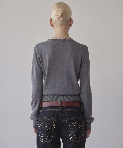 MY GO TO CARDIGAN HEATHER - 2 COLORS GREY