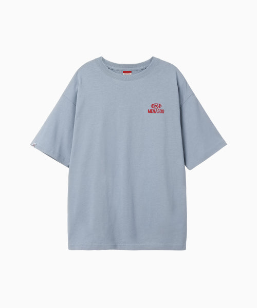 SQUARED HEARTTRACK GRAPHIC T SHIRT - 5 COLORS BLUE