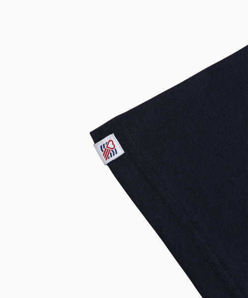 SQUARED HEARTTRACK GRAPHIC T SHIRT - 5 COLORS NAVY