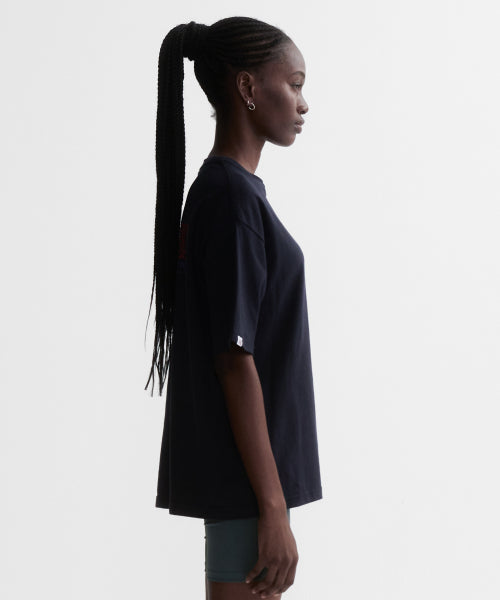 SQUARED HEARTTRACK GRAPHIC T SHIRT - 5 COLORS NAVY
