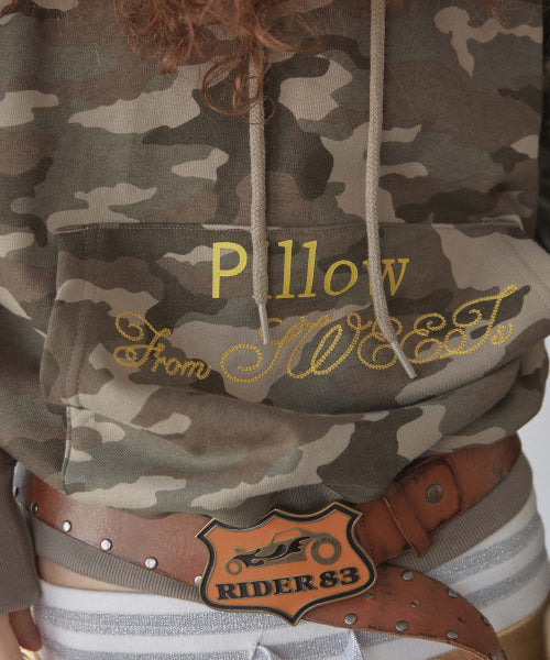 SWEETS BELLY CAMO HOODIE - 2 COLORS KHAKI