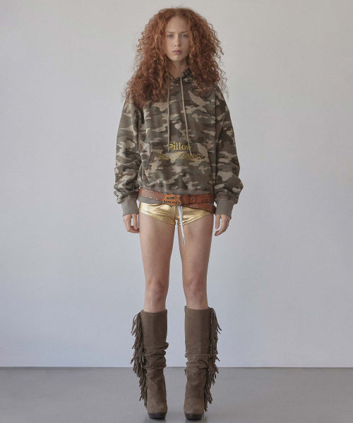 SWEETS BELLY CAMO HOODIE - 2 COLORS KHAKI
