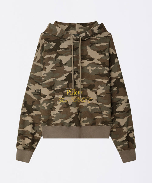 SWEETS BELLY CAMO HOODIE - 2 COLORS KHAKI