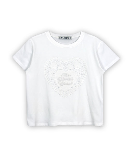LACE T-SHIRT - 2 COLORS WHITE