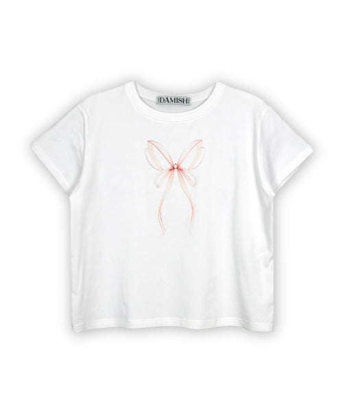 RIBBON T-SHIRT WHITE