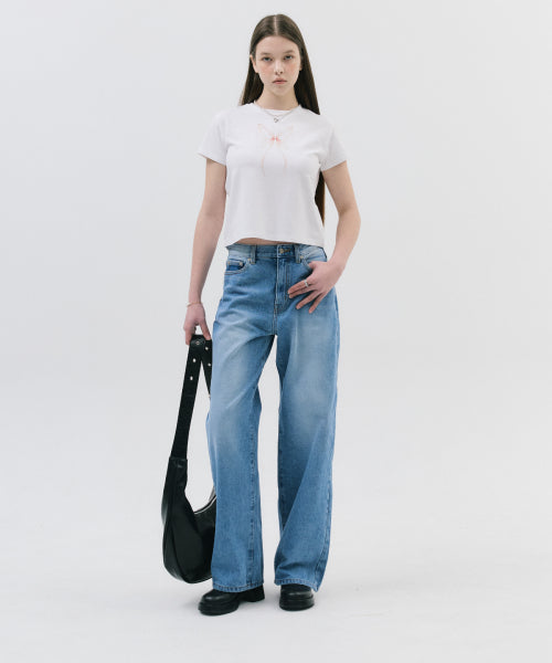 RIBBON T-SHIRT WHITE