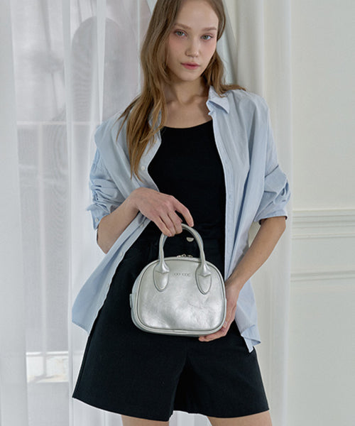 MINI PLUM CROSS TOTE BAG - 2 COLORS AS SHOWN