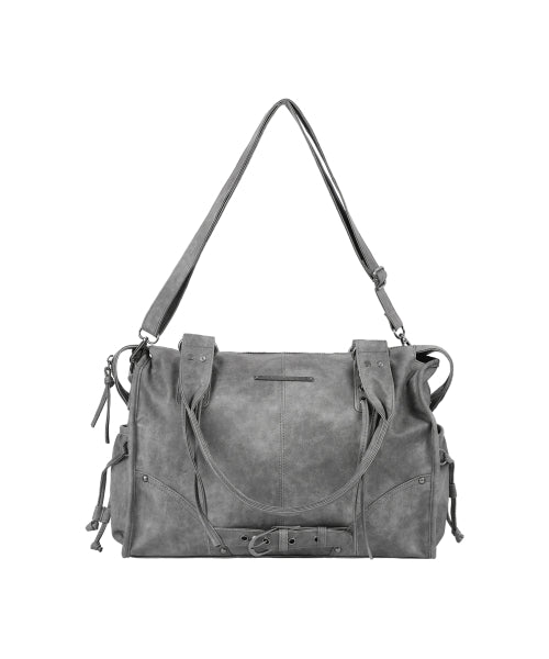 BELTED WASHED BAG F25ZE990 - 5 COLORS GREY