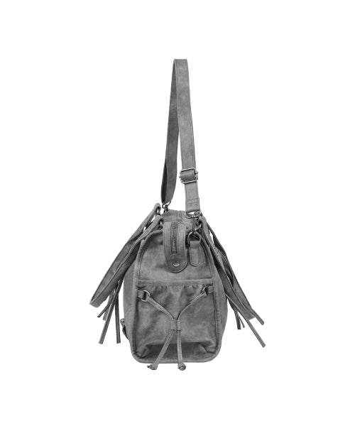BELTED WASHED BAG F25ZE990 - 5 COLORS GREY