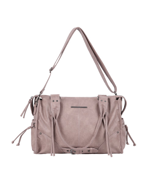 BELTED WASHED BAG F25QE990 - 5 COLORS BABY PINK