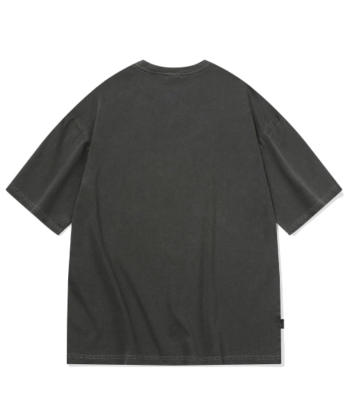 SOULMATE PIGMENT SHORT SLEEVE TEE - 2 COLORS SMOKE BLACK