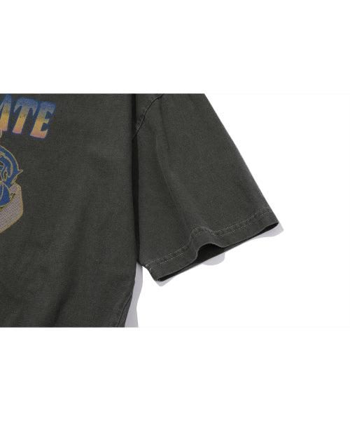 SOULMATE PIGMENT SHORT SLEEVE TEE - 2 COLORS SMOKE BLACK