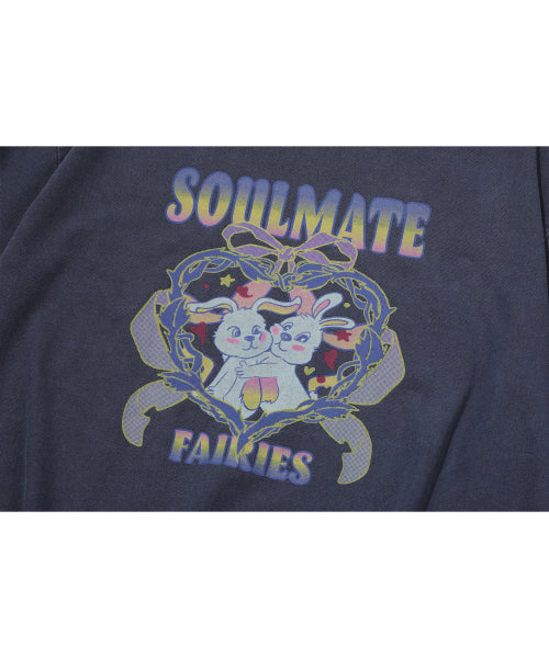 SOULMATE PIGMENT SHORT SLEEVE TEE - 2 COLORS BLUE