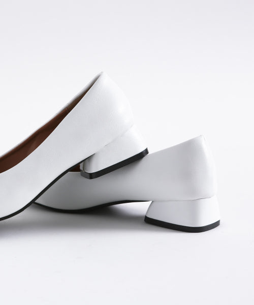 SEOA SQUARE PUMPS - 4 COLORS BLACK